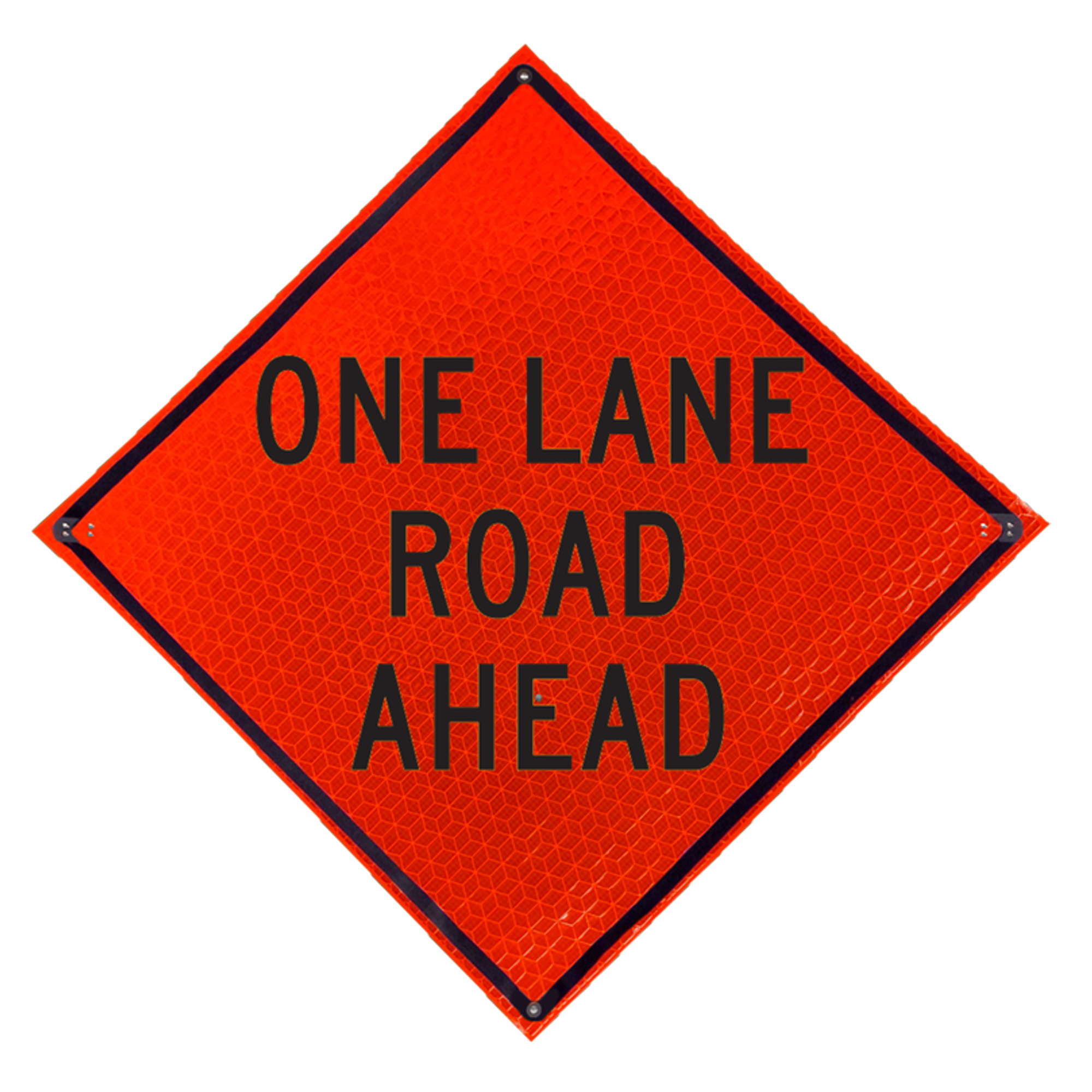 Eastern Metal, Marathon Roll-up Sign, Height 36 in, Width 36 in, Model# C-36-MARO-4LEX-OLRA